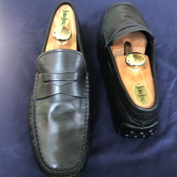 Tods Authentic Black Loafers Sz 7A main image 6